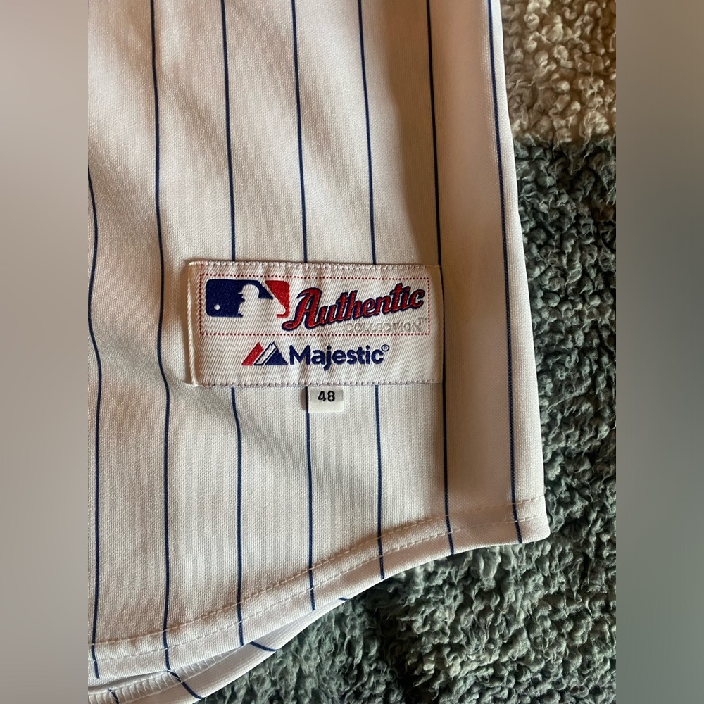 Majestic Authentic Turn Back the Clock throwback 1912 SF/NY Giants jersey. Sz 48 - Picture 2 of 7
